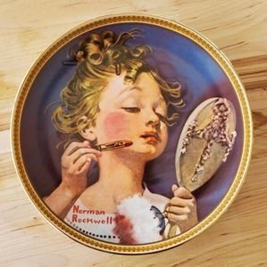 Vintage NWB Norman Rockwell Plate